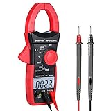 Pinza áspera en Ammetros: está diseñado resistente con la cubierta del borde para soportar las gotas de los lugares de trabajo y las condiciones difíciles. Calificación IEC 61010-1, CATIV 600V, CAT III 1000V, Clase 2, Doble Aislamiento Normas de seguridad No contacto AMP METER.