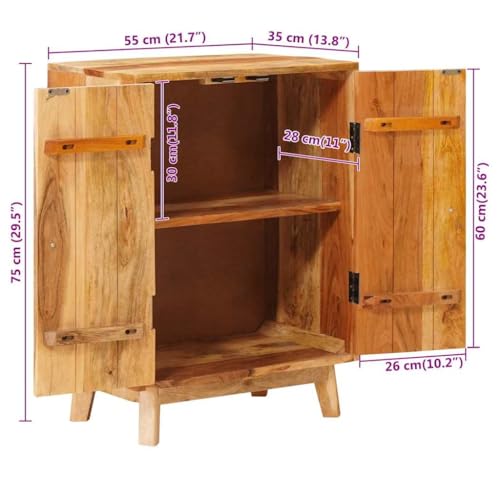Aparador de madera maciza de mango elegante para estancias exclusivas 3