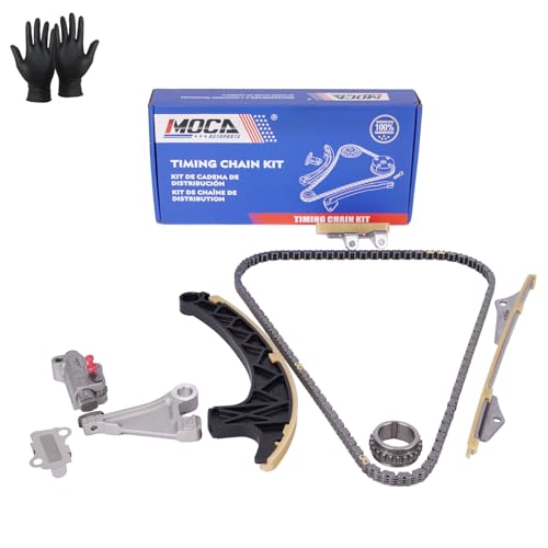 MOCA 14401-59B-003 Timing Chain Kit Fit 2016-2021 for Honda Civic 1.5L & 2017-2021 for Honda CR-V 1.5L & 2018-2021 for Honda Accord 1.5L 1497CC l4 GAS DOHC Turbocharged 16V