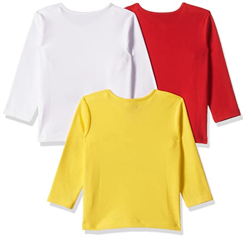 Image of Amazon Brand - Jam & Honey Baby Boy's and Girls Full Sleeves T-Shirt | 100% Cotton Printed Regular Fit Unisex T-Shirts | New Born Baby Clothes - 0 to 24 Months