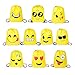 Tangger 10 PCS Emoji Borse Sacca Sacca Coulisse Sportiva Sacca Palestra sacche Emoji Borse Sacca Drawstring Bag per Festa Compleanno Natale Bambini regalino