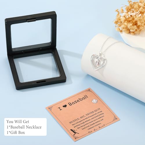 Softball/Volleyball/Baseball/Soccer/Football/Basketball/Golf/Pickleball/Tennis Infinity Heart Necklace for Girls Women Sport Jewelry Gifts for Daughter Sports Fans4