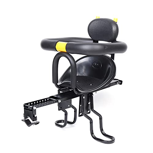 Vordersitz für Fahrräder Kindersicherheit Kindersattel mit Pedalen...