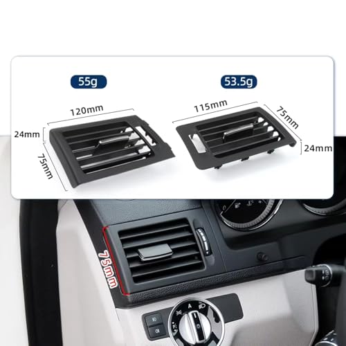 Grille de ventilation de climatisation ensemble de sortie W204 - 4