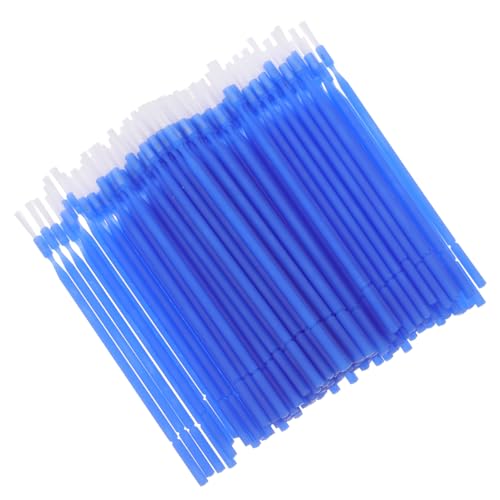 HAKIDZEL 100個使い捨て 用アプリケーターブラシ フッ化物塗 剤 接着剤適用 口腔ケア 小型ブラシ 歯のフッ化物 に適したディスポーザブルツール