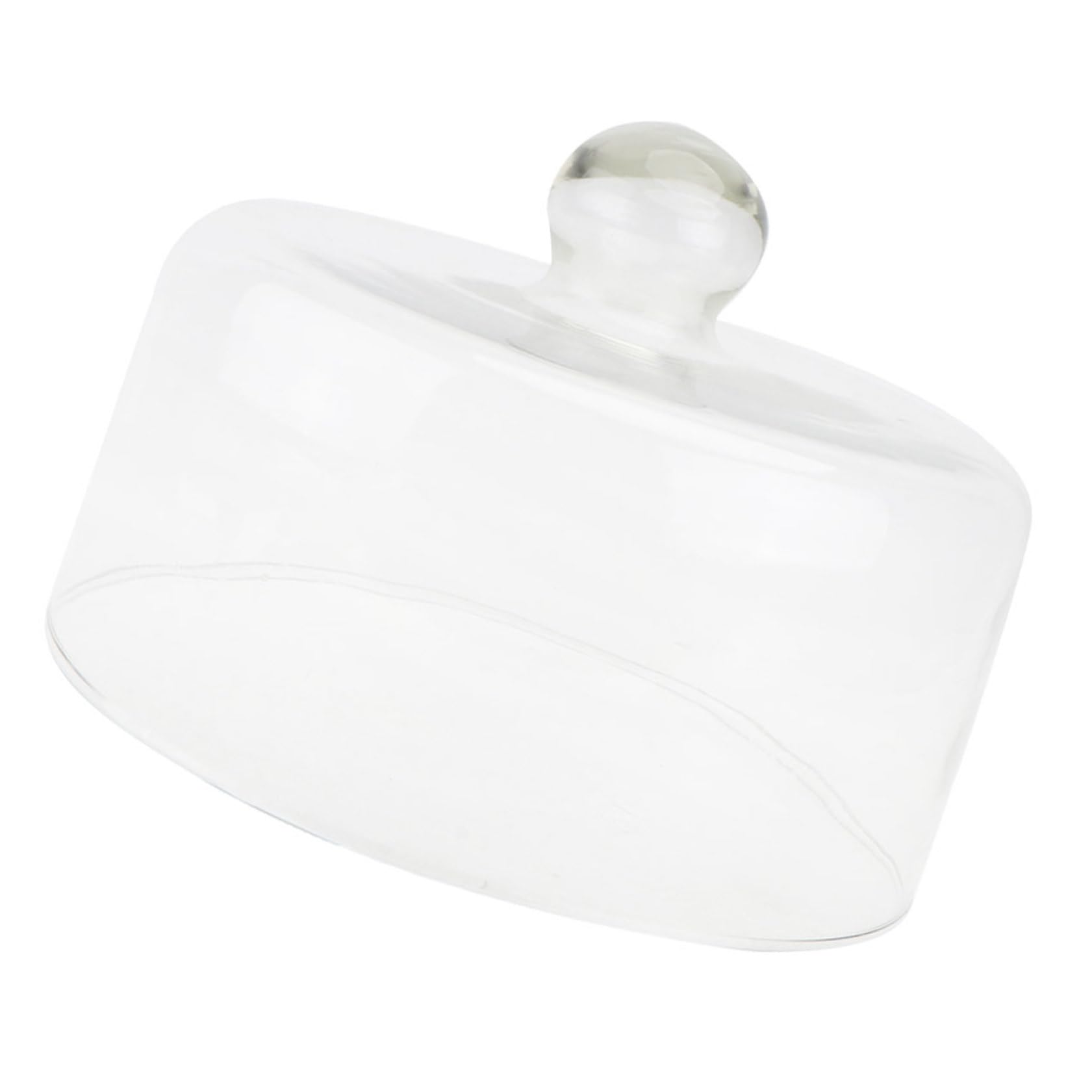 Couvercle en Verre pour Gâteau Dôme à Gâteau Réutilisable Support Solide pour Buffets et Dîners Protection Alimentaire la Poussière