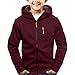 Wine Sports Kids Hoodie Casual Teens Long Sleeve Fashion Zip Up Sweatshirts Boys Hoodies Youth Hoodie Sweatshirt Lightweight Cotton Comfort Everyday Wear Size 4-5