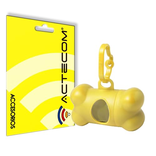 Actecom Distributeur de sacs ramasse-crottes pour chien en forme d'os de sacs collecteurs...