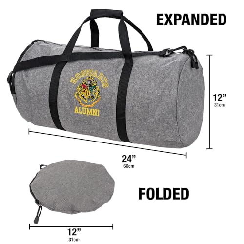 Harry Potter Hogwarts Alumni Crest Lightweight Duffel Bag for Sports and Gym Packable for Travel3