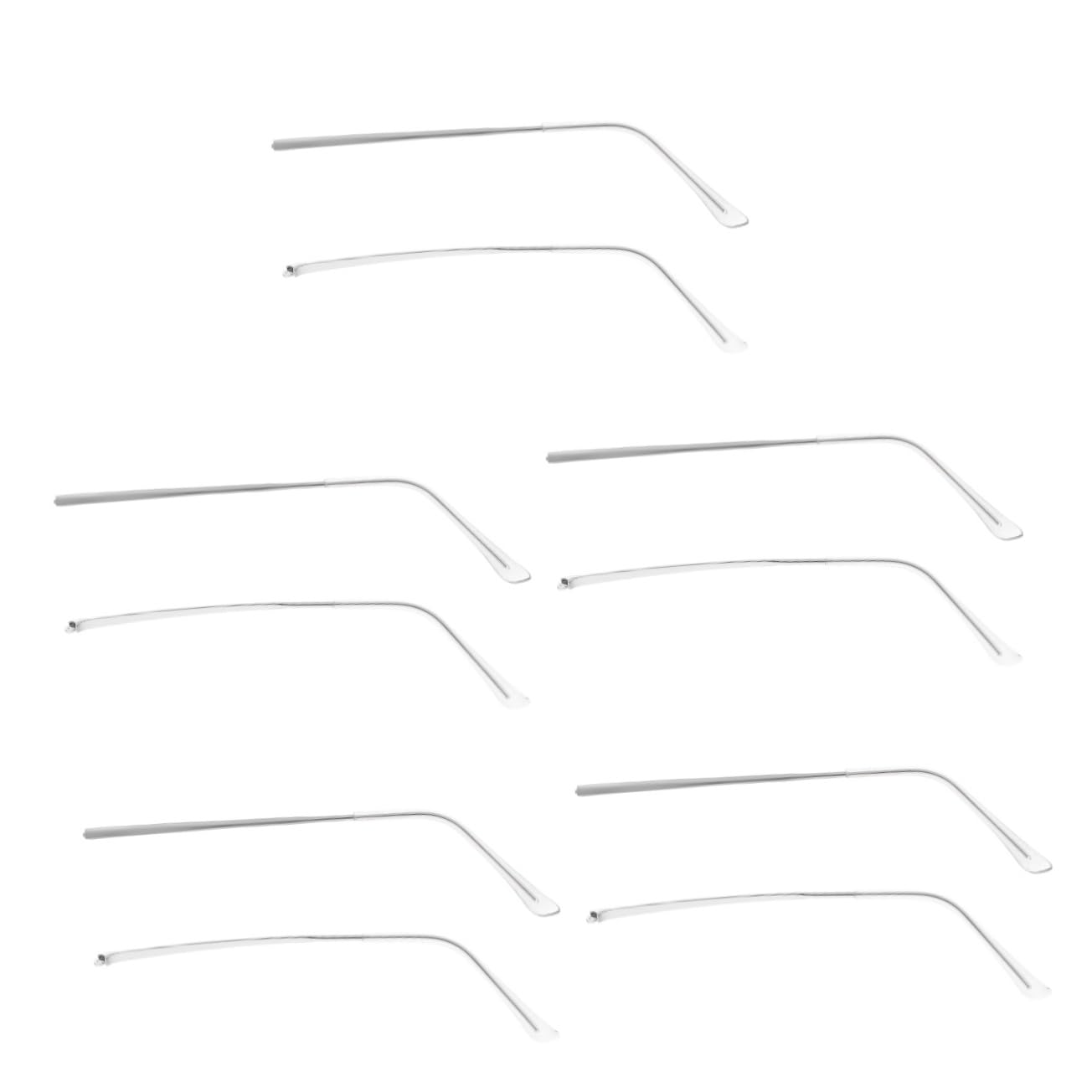 Healvian 5paare Metallische Brillenbügel Universelle Ersatzteile Für Sonnenbrillen Und Lesebrillen Transparent Komfortable Passform Einfache Installation Langlebig Und Vielseitig