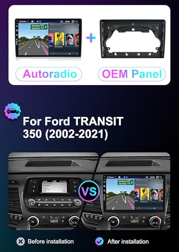 Autoradio GPS Ford Transit 350: viaja conectado con Android Auto y pantalla 2 DIN 2