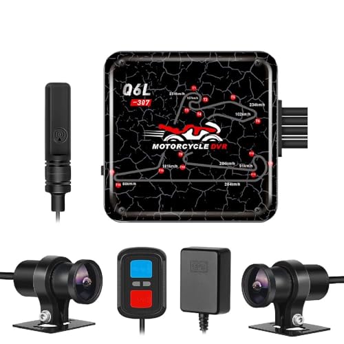 Amazon.co.jp: VSYSTOバイク用ドライブレコーダー前後カメラ 防水 307