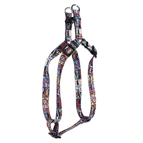 Image of Yellow Dog Design Vintage Comics Step-in Dog Harness-Small-3 /4 Wide and fits Chest Circumference of 9 to 15 inch