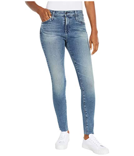 AG Adriano Goldschmied Women's Farrah HIGH-Rise Skinny FIT Ankle Jean with RAW Hem, Navigate, 31