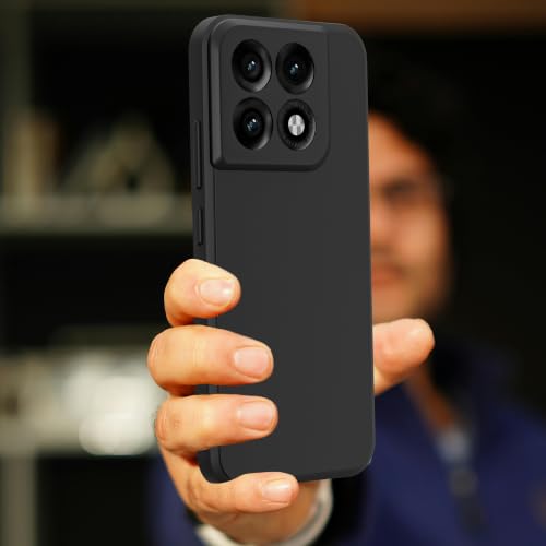 Image of A rtistque Back Cover Case for Motorola Edge 70 Pro 5G with Camera Protection | Shockproof TPU|Stylish Protective Design|Slim Fit|Ultra Matte| Back Cover - Black