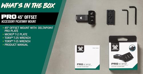 Vortex Pro 45° Offset Accessory Picatinny Mount - Thumbnail 6