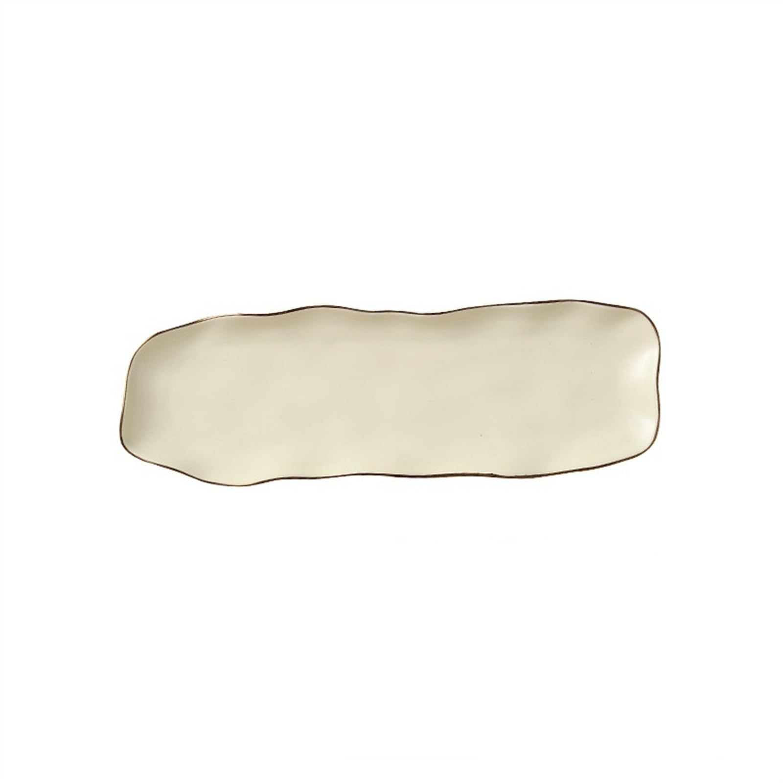 Talerze do jadalni czysty kolor ceramiczny prostokątny talerz dom kuchnia nieregularny talerz talerz sushi deser ciasto talerz zastawa stołowa talerz obiadowy (B,L)