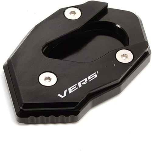 EMLEVO Soporte para Kawasaki para motocicletas Versys 300 X300 X250, soporte lateral de pie, almohadilla de extensión de placa de soporte CNC (Color