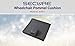 Secure Wheelchair Wedge Pommel Cushion for Seniors with Safety Straps & Convex Bottom – Prevents Forward Sliding, Improves Positioning, Transfers, Pressure Relief, Elderly Fall Prevention