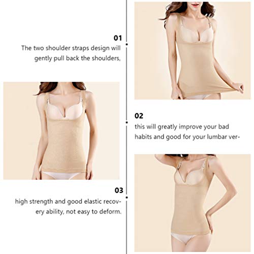 EXCEART Colete Feminino Modelador de Cintura Modelador de Corpo Sem Costura Controle de Barriga Trei