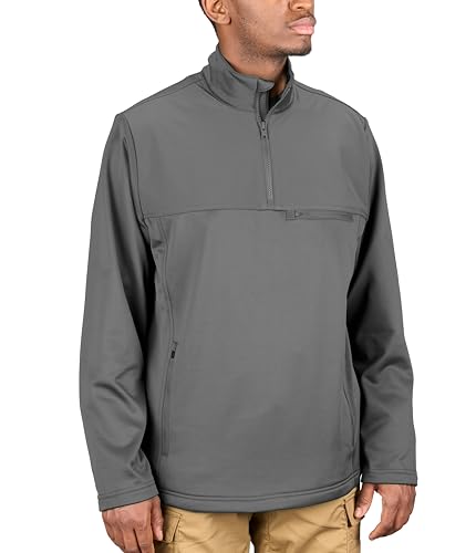 Image of Propper Kinetic Quarter Zip Pullover Fleece Sweatshirt Lined Long Sleeve Performance Synthetic for Tactical Outdoors and Work