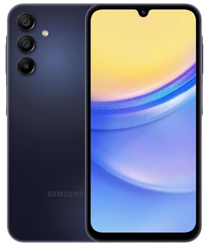 Samsung Galaxy A15 5G (64GB, 2024) 6.5' 90Hz AMOLED, 50MP Camera, 4G Volte (Fully Unlocked International Model for AT&T, T-Mobile, Verizon, Global) A156U (Blue Black)