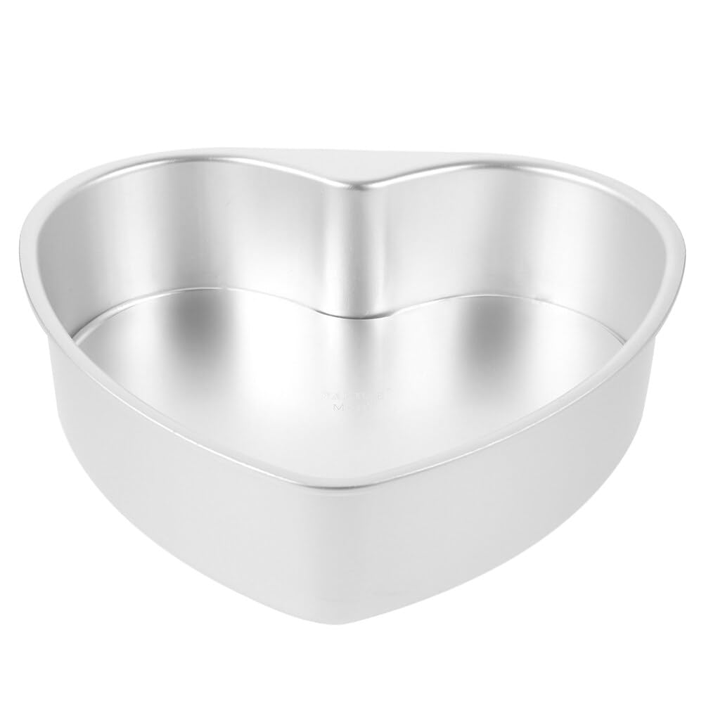 Moule à gâteau en cœur en aluminium à fond amovible anti-adhérence