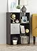 Whitmor 6 Cube Storage Organizer, 3 Tier Stackable Mdf Wood Bookcase, Open Storage Display Bookshelf, Storage Cabinet for Living Room, Bedroom, Home, Office, 24