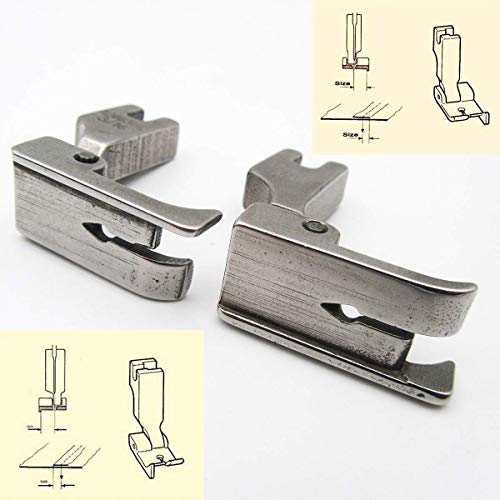 CKPSMS Pie Prensatelas Doble Bisagra con Guía para Top-Stitch 1/16" miniatura 3