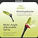 Sun Joe Multi-Angle Rotary Spray Wand, Pressure Washer Attachment for SPX Series, 3,000 PSI – Adjustable Rotating Nozzle, Extended Reach for Walls, Gutters, RVs & Cars, SPX-MARW1