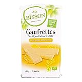 Biscuits Vegan Bisson - Gaufrettes Citron 190G - Vendu par unité