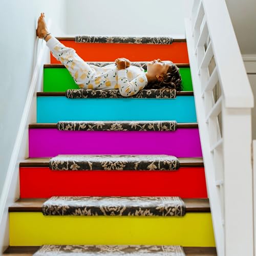 Stair Riser Decals by VibrantStep™: Add Colorful and Stylish Transformation