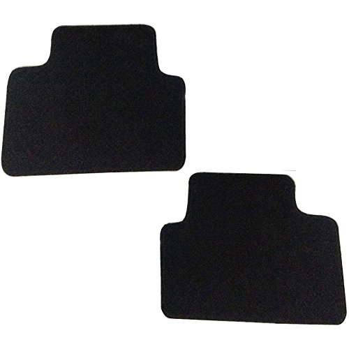 Floor Mats Compatible with 1992-1995 Civic, 2Dr 3Dr 4Drr Factory Fitment Car Floor Mats Front & Rear Nylon by IKON MOTORSPORTS, 1993 1994