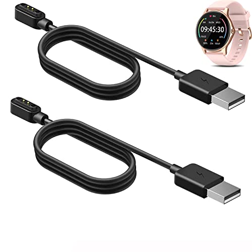 Cargador para reloj ENOMIR LW51 ideal para oficina y viajes en pack de dos cables magnéticos