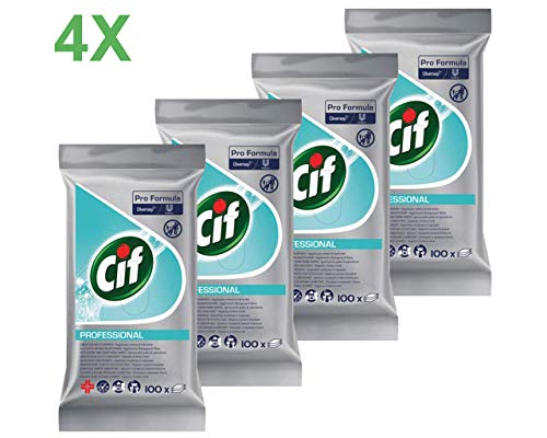 Cif Professional - Toallitas de Limpieza Multiusos (100 Unidades)