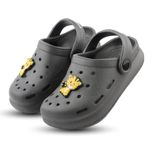 Image of FUEL Hooper Lightweight & Comfortable Pull-On Casual Clogs with Cushioned Footbed for Kids