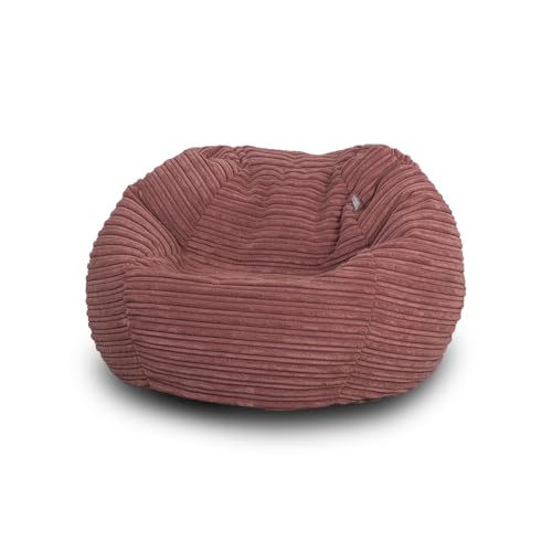 Bags of Beans Corduroy Kids Bean Bag Chair with Filling Included -...