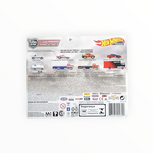 Hot Wheels Ford RS200 y Van Rally Team Transport miniatura 2