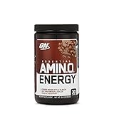 OPTIMUM NUTRITION ESSENTIAL AMINO ENERGY, Iced Mocha Cappuccino, Keto Friendly BCAAs, Preworkout and Essential Amino Acids with Green Tea and Green Coffee Extract, 30 Servings