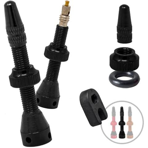 Juego de 2 Válvulas Tubeless MTB 40mm Clask Cover