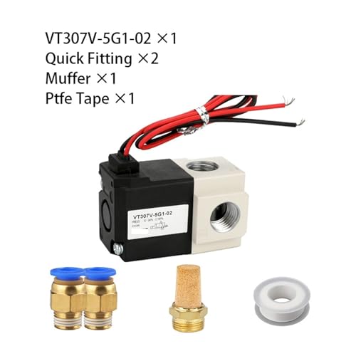 Électrovanne pneumatique à vide 3/2 commande pilote 2 positions VT307V - 2