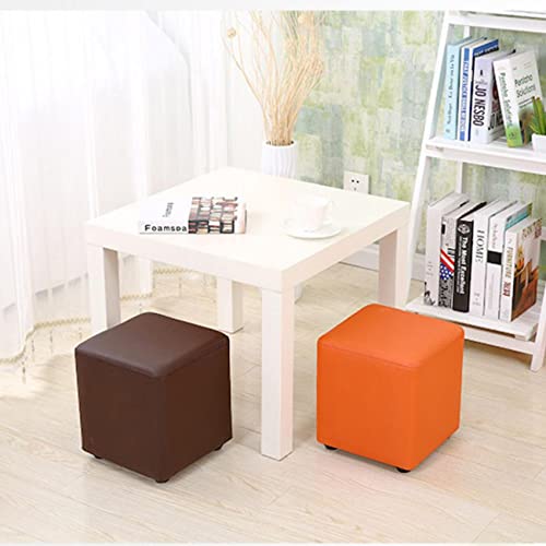 Pouf repose-pieds carré et poufs pour la chambre à coucher 28cm