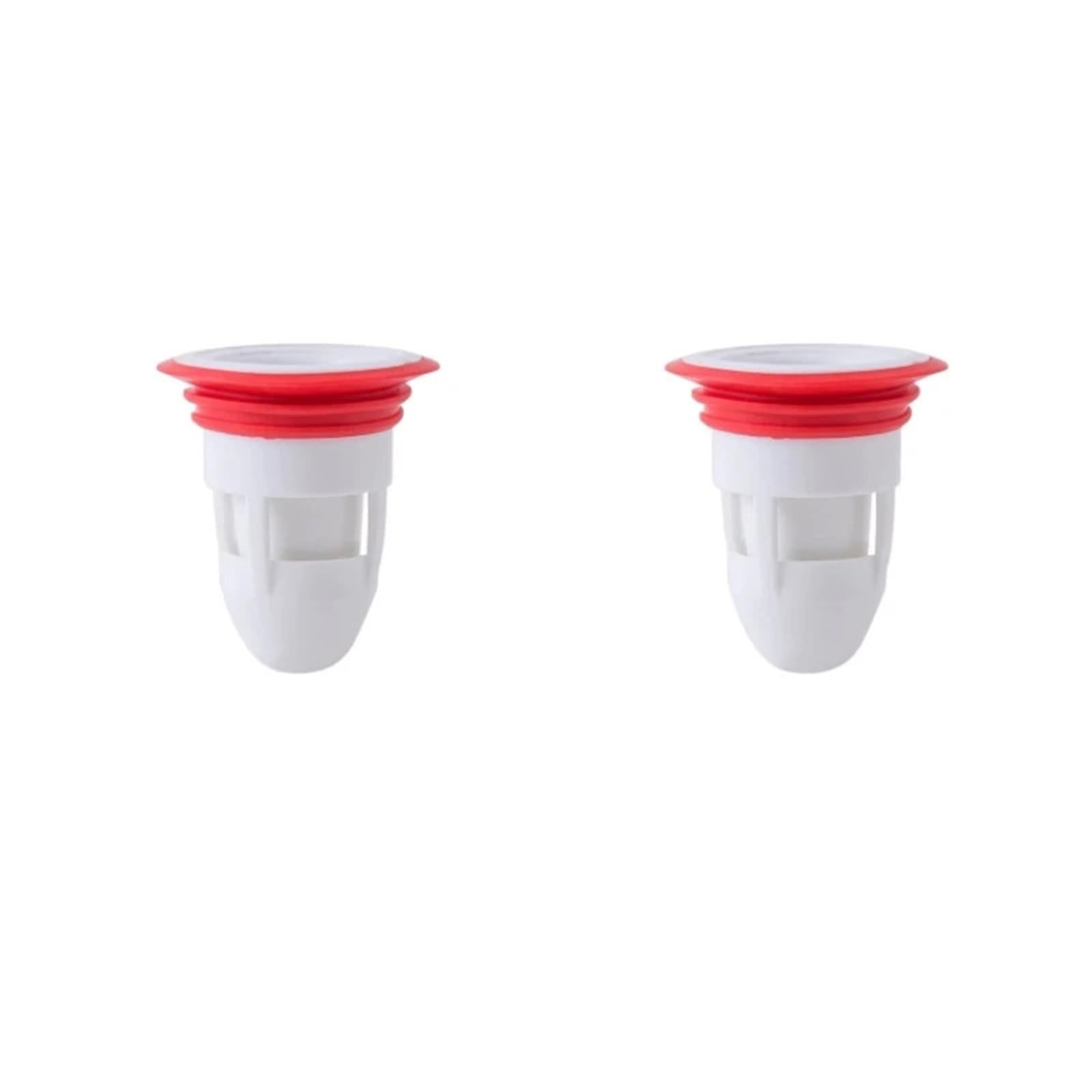 2/4pcs Drain Core Toilet Bathroom Floor Drainer Inner Sewer Control Silicone Anti-Odor Water Seal for Bathroom(White,2pcs)