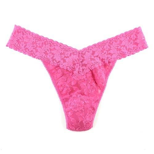 Image of hanky panky - Signature Lace Original Rise Thongs: Essentials Edition | One Size 4-14 | Lace Lingerie Underwear | 3 or 5 Pack