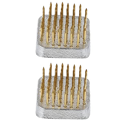 ARTIBETTER 2pcs Jianshan Arrangement Base Arrangement Pin Floral Fixation Holder Floral Floral Fixation Needle Holder Floral Arrangement Pin Arranger