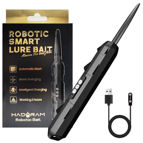 Robotic Smart Lure Bait Fishing Electric Lures USB Rechargeable Wobbler Swimbait Fishing Tackle Lifelike Action for Bass, Trout, Pike, Lure Zombie Fish & Dead Fish Revival Tech Freshwater Saltwater