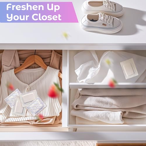 lavender scented sachets  long-lasting odor remover and freshener for shoes closets drawers and storage spaces  pack of 10