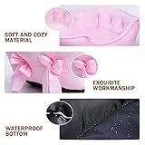 pawstrip Pink Princess Hundebett für kleine Hunde Welpen, weiches Anti-Rutsch-Katzenbett für Kätzchen, waschbar, atmungsaktiv, Haustiersofa (Rosa, S)