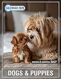 Dogs & Puppies Calendar 2026 2027: Delightful Doggos and Adorable Puppies in Action for Planning and Happy Organization | Perfect Present