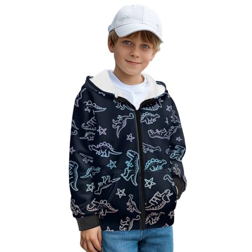 Zip Up Hoodie Boys 6-16Y Long Sleeve Hooded Sweatshirts Teen Boy Athletic Graphic Hoodies with Pocket Jacket Outfits